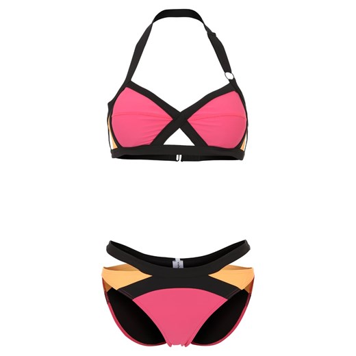Twintip Performance Bikini pink/black/red