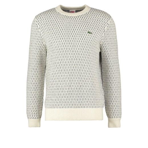 Lacoste LIVE Sweter white/navy blue