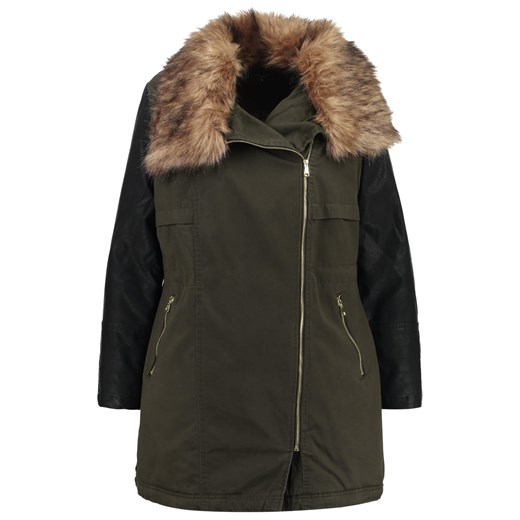 New Look Curves EX SCORE Kurtka zimowa dark khaki