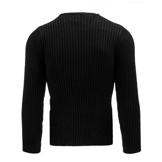 Sweter męski czarny (wx0886)   L DSTREET