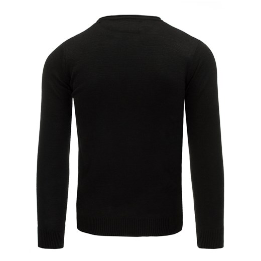 Sweter męski czarno-szary (wx0889)   XXL DSTREET