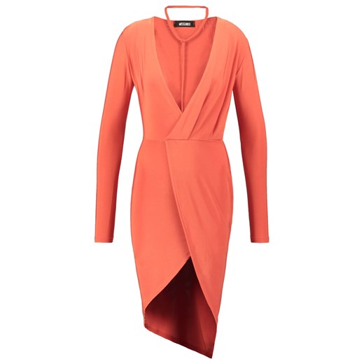 Missguided Sukienka z dżerseju orange