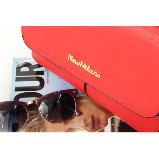 7618 RED NEW MILANO TOREBKA DAMSKA LISTONOSZKA New Milano GALLANTRY.EU