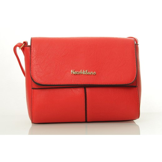 7618 RED NEW MILANO TOREBKA DAMSKA LISTONOSZKA New Milano GALLANTRY.EU