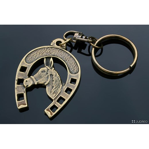 BRELOCZEK SZCZĘŚLIWA PODKOWA amulety talizmany jubileo-pl szary metalowe