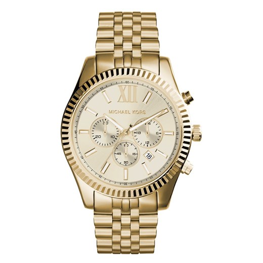 Michael Kors LEXINGTON Zegarek chronograficzny gold