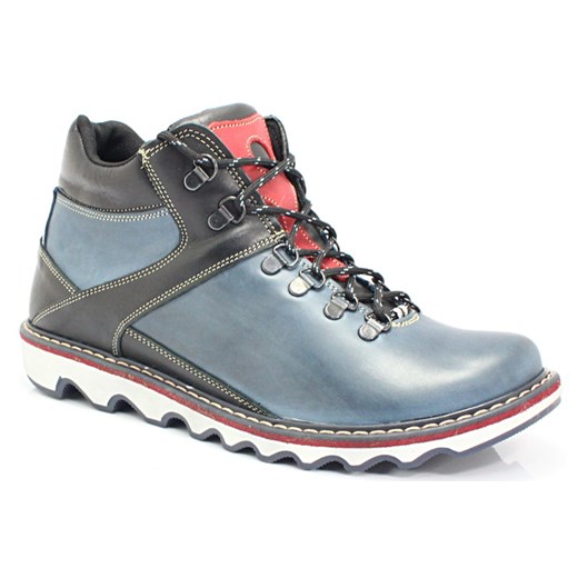 KENT 291 GRANATOWE - Męskie buty zimowe, lekkie ocieplenie Kent  45 Tymoteo.pl - sklep obuwniczy