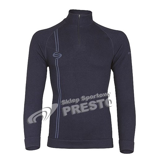 Sweter termoaktywny męski Prestige Brubeck LS01450 - granatowy 