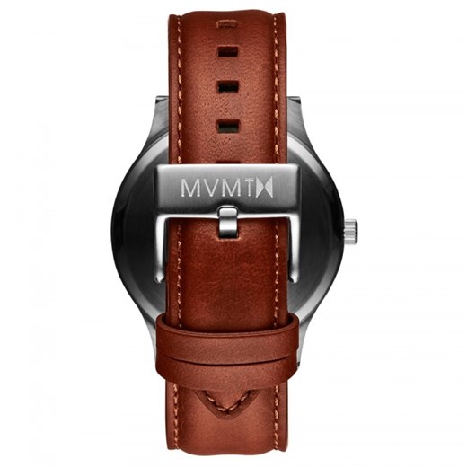 THE 40 - SILVER/NATURAL LEATHER brazowy Mvmt Watches  theClassy.pl
