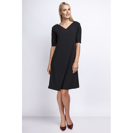 Sukienka z pagonami i krótkim rękawem AT84 The Twiggy Shop XXL thetwiggyshop.pl