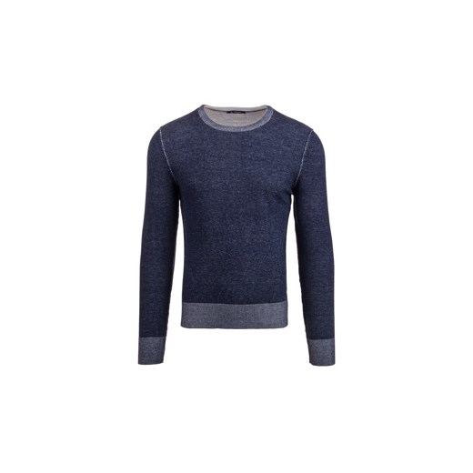 Granatowy sweter męski Denley 807