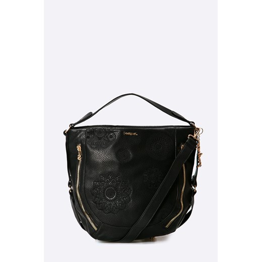 Desigual - Torebka Desigual czarny uniwersalny wyprzedaż ANSWEAR.com