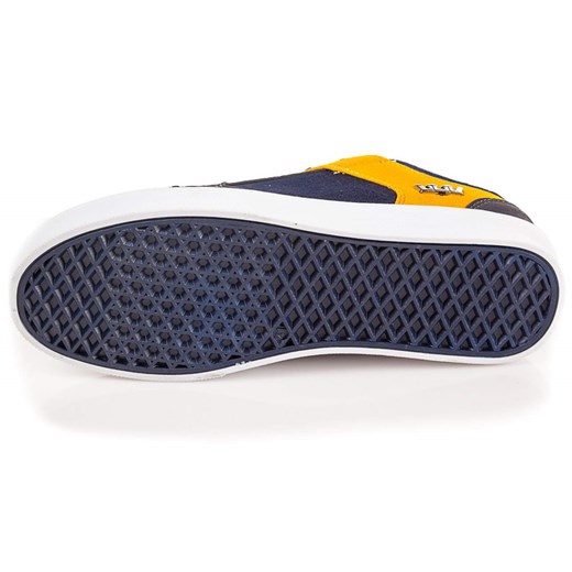 Granatowo-żółte buty męskie Denley 1400