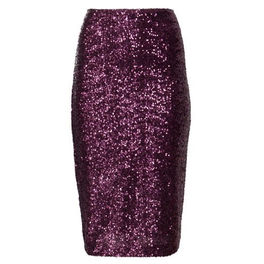 Tall Purple Sequin Pencil Tube Skirt