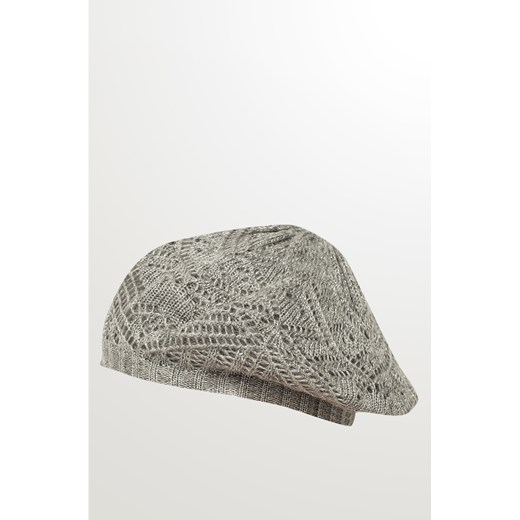 Ażurowy beret z metaliczną nitką Orsay szary 00 orsay.com