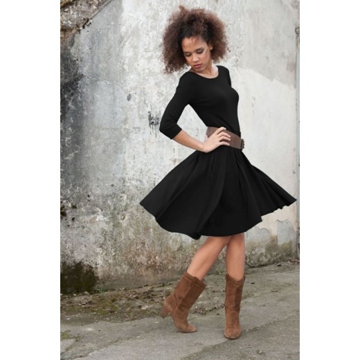 Sukienka SWING czarna Kokoworld czarny One Size