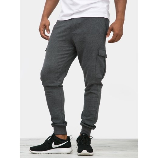 Fitted Cargo Sweatpants Charcoal TB1395