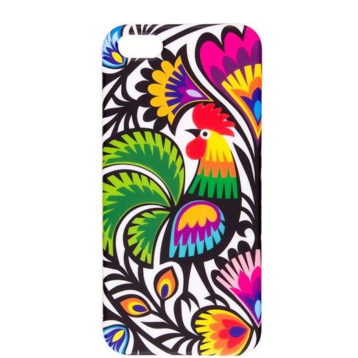 Etui na iPhone 5 FOLK - wycinanka kogut
