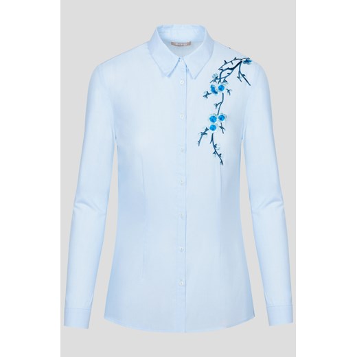 Koszula z ozdobnym haftem niebieski Orsay 32 orsay.com