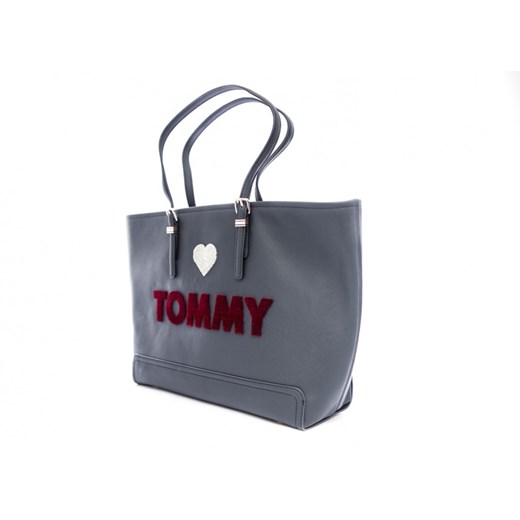 TH Honey Ew Tote Embroidered Tommy Hilfiger szary OS Ego