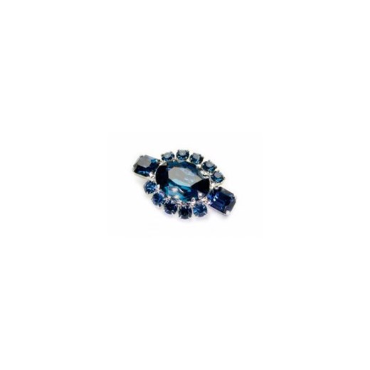 Broszka niebieska Kiara granatowy uniwersalny Kiara, Sztuczna Biżuteria Jablonex