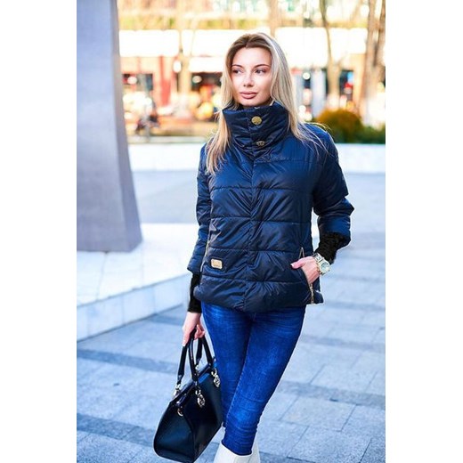 Kurtka z krótki rękaw 3/4 biała 7075 VIV Multibrand XL FashionGO