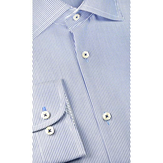 Koszula otto hauptmann wl 32 tailored  niebieski 39 Próchnik wyprzedaż 