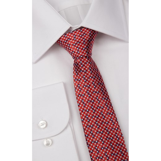 Krawat 14 - 76  czerwony  okazyjna cena Próchnik 