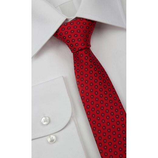 Krawat 14 - 81  czerwony  okazyjna cena Próchnik 