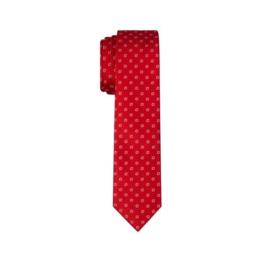 Krawat 14 - 67 czerwony   Próchnik promocja 