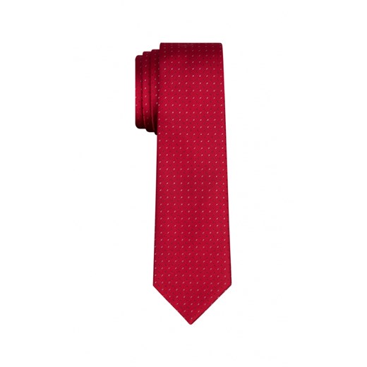 Krawat 14 -174 czerwony   okazyjna cena Próchnik 