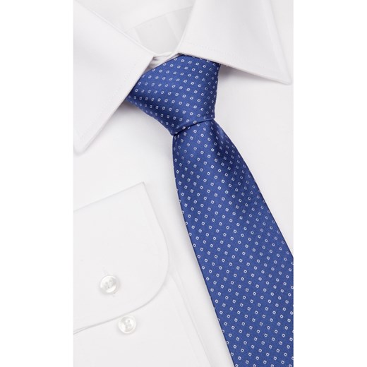 Krawat 14 -144  niebieski  okazyjna cena Próchnik 
