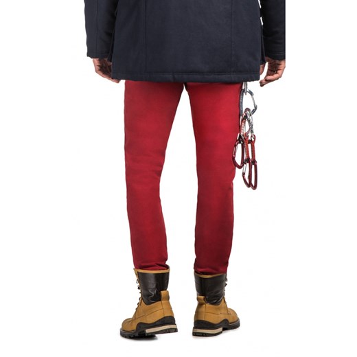 Spodnie lhotse 5  czerwony S okazyjna cena Próchnik 