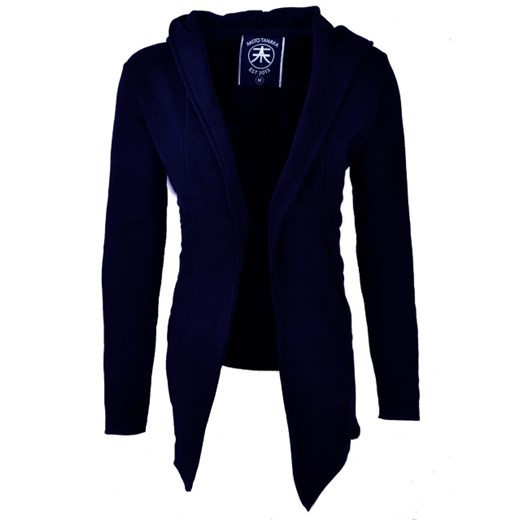 Akito Tanaka Długa Bluza - Kamizelka męska STYLIST SWEAT, granat, roz.M Akito Tanaka czarny M Ornate boutique