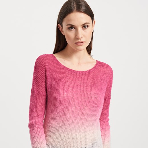 Reserved - Sweter - Różowy
