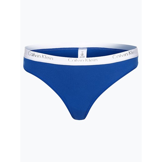 Calvin Klein - Stringi damskie, niebieski Van Graaf niebieski S,M,L vangraaf