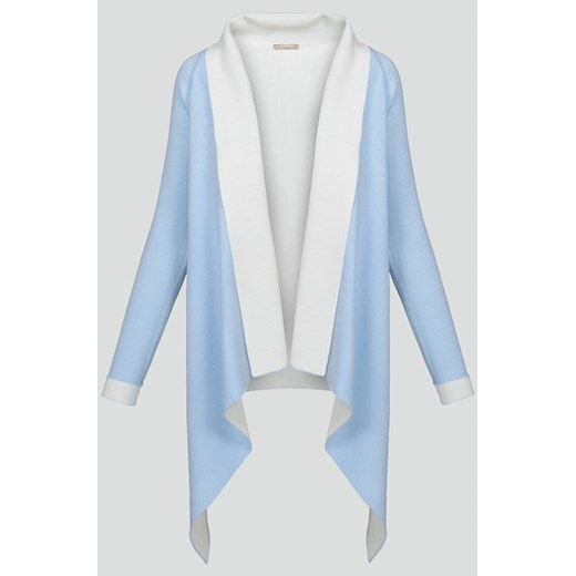 Asymetryczny sweter bez zapięcia Orsay niebieski M orsay.com