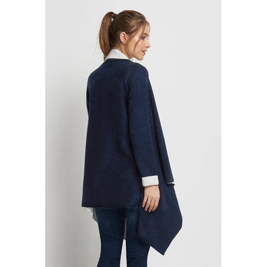 Asymetryczny sweter bez zapięcia Orsay czarny XL orsay.com