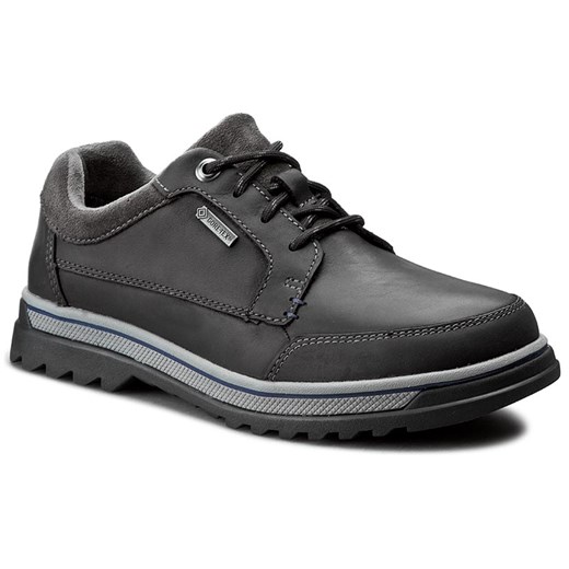 Trapery CLARKS - Ripwaypath Gtx 261102627 Black Leather Clarks  42.5 eobuwie.pl