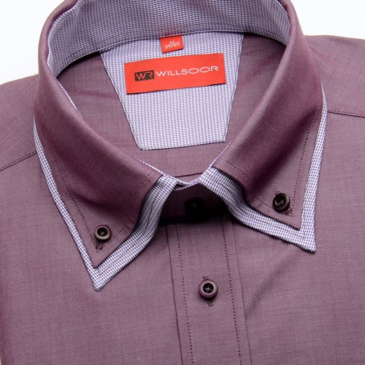 Koszula Slim Fit (wzrost 164-170) willsoor-sklep-internetowy fioletowy Koszule męskie slim