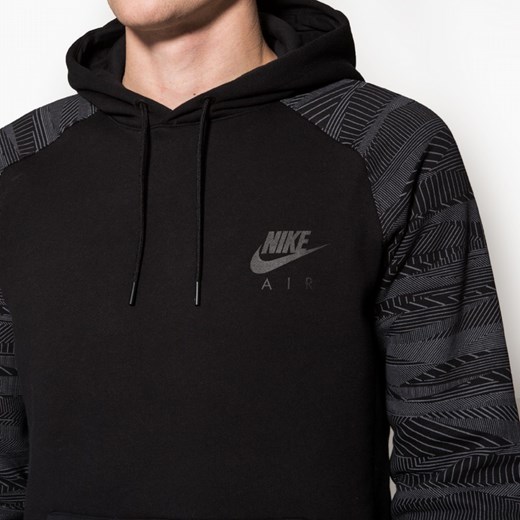 NIKE BLUZA HOODIE PO MX  AIR HYB Nike czarny XXL okazja Sizeer 