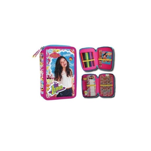 Soy Luna, piórnik z wyposażeniem, dwukomorowy