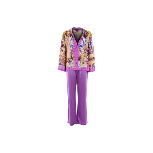 Violet Silk Floral Pyjamas  fioletowy   tkmaxx
