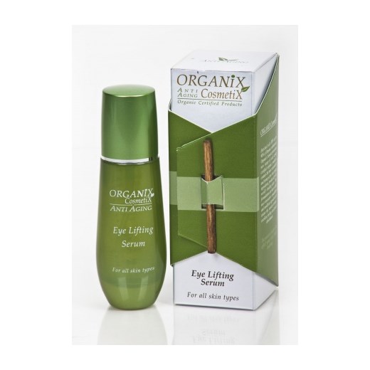 Organix Cosmetix organiczne przeciwzmarszczkowe serum liftingujące pod oczy 30ml kosmetyki-maya zielony ochronny