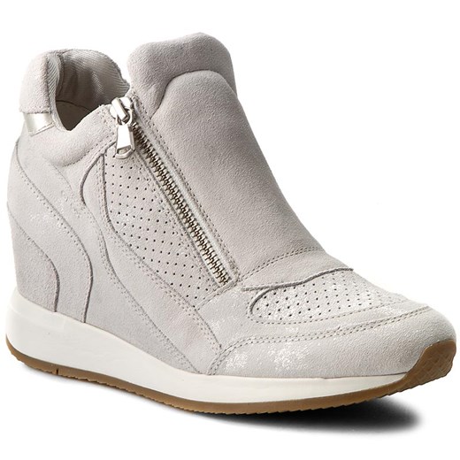 Sneakersy GEOX - D Nydame A D620QA 00077 C1002 Of White szary Geox 35 eobuwie.pl