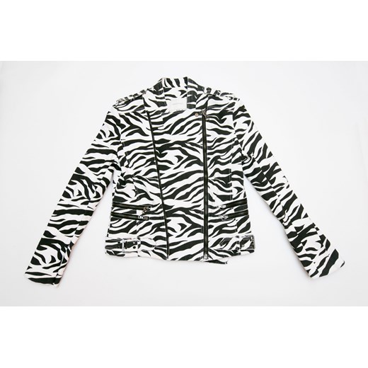 Jeansowa ramoneska Pierre Balmain Pierre Balmain szary 44 effetti.pl