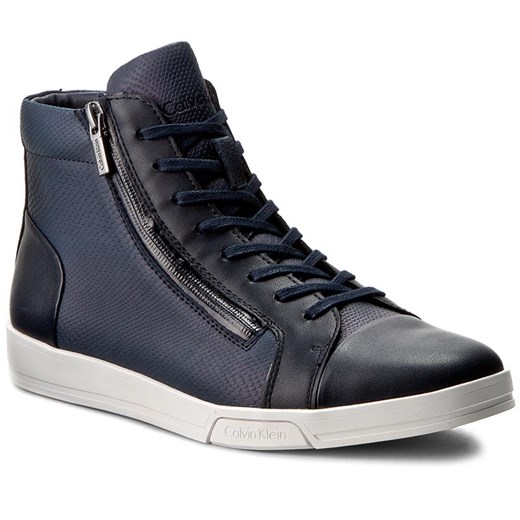 Sneakersy CALVIN KLEIN BLACK LABEL - Berke F1663 Dark Navy Calvin Klein Black Label szary 45 eobuwie.pl