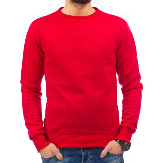 Bluza męska gładka czerwona (bx1997)