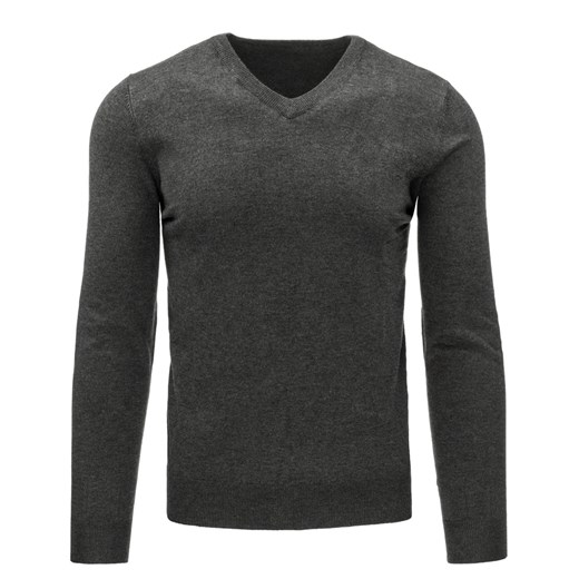 Sweter męski antracytowy (wx0605)