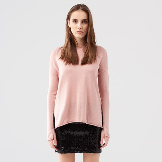 Cropp - Sweter - Różowy